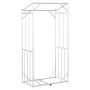 Leñero cubierta lluvia 100x60x200 cm acero galvanizado de , Bolsas y soportes de leña - Ref: Foro24-4104949, Precio: 82,47 €,...