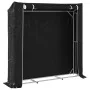 Leñero con protector de lluvia 200x40x200 cm acero galvanizado de , Bolsas y soportes de leña - Ref: Foro24-4104956, Precio: ...