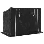 Leñero cubierta lluvia 151x80,5x110,5 cm acero galvanizado de , Bolsas y soportes de leña - Ref: Foro24-4104942, Precio: 91,4...