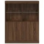 Aparador madera de ingeniería marrón roble 81x37x100 cm de , Taquillas y armarios de almacenamiento - Ref: Foro24-3318623, Pr...