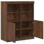 Aparador madera de ingeniería marrón roble 81x37x100 cm de , Taquillas y armarios de almacenamiento - Ref: Foro24-3318623, Pr...