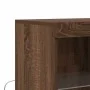 Aparador madera de ingeniería marrón roble 81x37x100 cm de , Taquillas y armarios de almacenamiento - Ref: Foro24-3318623, Pr...