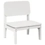 Silla de jardín madera maciza de pino blanco 60x52,5x72 cm de , Sillas de jardín - Ref: Foro24-859318, Precio: 66,57 €, Descu...
