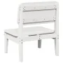 Silla de jardín madera maciza de pino blanco 60x52,5x72 cm de , Sillas de jardín - Ref: Foro24-859318, Precio: 66,57 €, Descu...