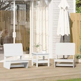 Sillas jardín 2 uds madera maciza pino blanco 60x64x70,5 cm de , Sillas de jardín - Ref: Foro24-859313, Precio: 136,83 €, Des...