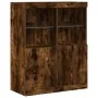 Aparador de madera de ingeniería roble ahumado 81x37x100 cm de , Taquillas y armarios de almacenamiento - Ref: Foro24-3318621...