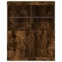 Aparador de madera de ingeniería roble ahumado 81x37x100 cm de , Taquillas y armarios de almacenamiento - Ref: Foro24-3318621...