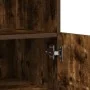 Aparador de madera de ingeniería roble ahumado 81x37x100 cm de , Taquillas y armarios de almacenamiento - Ref: Foro24-3318621...
