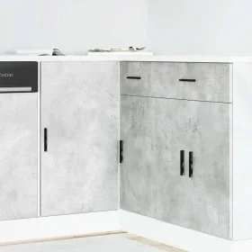 Mueble bajo para fregadero de madera ingeniería gris hormigón de , Armarios de cocina - Ref: Foro24-854292, Precio: 72,67 €, ...