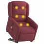 Sillón de masaje eléctrico reclinable elevable tela rojo tinto de , Sillones - Ref: Foro24-3303227, Precio: 342,20 €, Descuen...