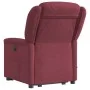 Sillón de masaje eléctrico reclinable elevable tela rojo tinto de , Sillones - Ref: Foro24-3303227, Precio: 342,20 €, Descuen...