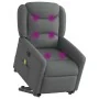 Sillón de masaje eléctrico reclinable elevable tela gris oscuro de , Sillones - Ref: Foro24-3303225, Precio: 346,75 €, Descue...