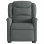 Sillón de masaje eléctrico reclinable elevable tela gris oscuro de , Sillones - Ref: Foro24-3303225, Precio: 346,75 €, Descue...
