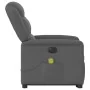 Sillón de masaje eléctrico reclinable elevable tela gris oscuro de , Sillones - Ref: Foro24-3303225, Precio: 346,75 €, Descue...