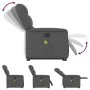 Sillón de masaje eléctrico reclinable elevable tela gris oscuro de , Sillones - Ref: Foro24-3303225, Precio: 346,75 €, Descue...