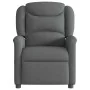 Sillón reclinable eléctrico de tela gris oscuro by , Armchairs - Ref: Foro24-3303175, Price: 243,83 €, Discount: %