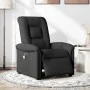Sillón reclinable de masaje eléctrico tela negro de , Sillones - Ref: Foro24-3303246, Precio: 263,39 €, Descuento: %