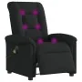 Sillón reclinable de masaje eléctrico tela negro de , Sillones - Ref: Foro24-3303246, Precio: 263,39 €, Descuento: %