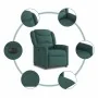 Sillón reclinable eléctrico tela verde oscuro von , Sessel - Ref: Foro24-3303180, Preis: 241,67 €, Rabatt: %