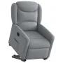 Sillón reclinable elevable de tela gris claro de , Sillones - Ref: Foro24-3303194, Precio: 279,21 €, Descuento: %