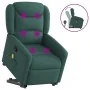 Silla de masaje reclinable de pie de tela verde oscura de , Sillones - Ref: Foro24-3303210, Precio: 290,57 €, Descuento: %