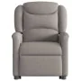 Sillón de masaje eléctrico reclinable elevable tela taupé de , Sillones - Ref: Foro24-3303231, Precio: 345,96 €, Descuento: %