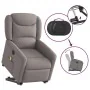 Sillón de masaje eléctrico reclinable elevable tela taupé de , Sillones - Ref: Foro24-3303231, Precio: 345,96 €, Descuento: %