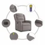 Sillón de masaje eléctrico reclinable elevable tela taupé de , Sillones - Ref: Foro24-3303231, Precio: 345,96 €, Descuento: %