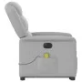 Sillón de masaje eléctrico reclinable elevable tela gris nube de , Sillones - Ref: Foro24-3303233, Precio: 340,47 €, Descuent...