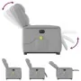 Sillón de masaje eléctrico reclinable elevable tela gris nube de , Sillones - Ref: Foro24-3303233, Precio: 340,47 €, Descuent...