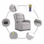 Sillón de masaje eléctrico reclinable elevable tela gris nube de , Sillones - Ref: Foro24-3303233, Precio: 340,47 €, Descuent...