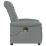 Sillón reclinable de masaje eléctrico tela gris claro by , Armchairs - Ref: Foro24-3303244, Price: 261,32 €, Discount: %