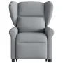 Sillón reclinable elevable de tela gris claro de , Sillones - Ref: Foro24-3303374, Precio: 279,92 €, Descuento: %