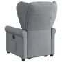 Sillón reclinable elevable de tela gris claro de , Sillones - Ref: Foro24-3303374, Precio: 279,92 €, Descuento: %
