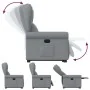 Sillón reclinable elevable de tela gris claro de , Sillones - Ref: Foro24-3303374, Precio: 279,92 €, Descuento: %