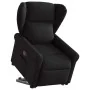 Sillón reclinable elevable tela negro de , Sillones - Ref: Foro24-3303376, Precio: 291,67 €, Descuento: %