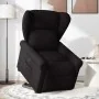 Sillón reclinable elevable tela negro de , Sillones - Ref: Foro24-3303376, Precio: 291,67 €, Descuento: %