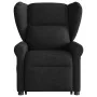 Sillón reclinable elevable tela negro de , Sillones - Ref: Foro24-3303376, Precio: 291,67 €, Descuento: %