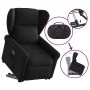 Sillón reclinable elevable tela negro de , Sillones - Ref: Foro24-3303376, Precio: 291,67 €, Descuento: %