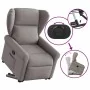 Sillón reclinable elevable tela gris taupe de , Sillones - Ref: Foro24-3303381, Precio: 293,84 €, Descuento: %