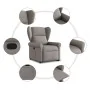 Sillón reclinable elevable tela gris taupe de , Sillones - Ref: Foro24-3303381, Precio: 293,84 €, Descuento: %