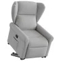 Sillón reclinable elevable de tela gris nube by , Armchairs - Ref: Foro24-3303383, Price: 279,10 €, Discount: %