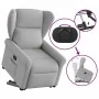 Sillón reclinable elevable de tela gris nube by , Armchairs - Ref: Foro24-3303383, Price: 279,10 €, Discount: %