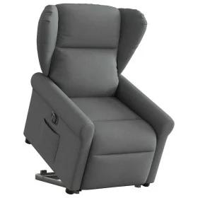 Sillón eléctrico reclinable elevable de tela gris oscuro de , Sillones - Ref: Foro24-3303395, Precio: 330,33 €, Descuento: %