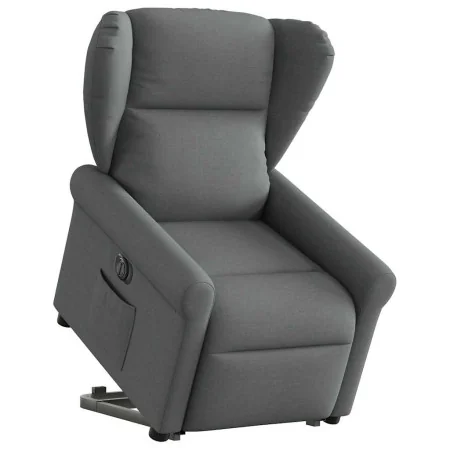 Sillón eléctrico reclinable elevable de tela gris oscuro de , Sillones - Ref: Foro24-3303395, Precio: 330,33 €, Descuento: %