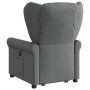 Sillón eléctrico reclinable elevable de tela gris oscuro de , Sillones - Ref: Foro24-3303395, Precio: 330,33 €, Descuento: %