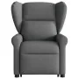 Sillón de masaje eléctrico reclinable elevable tela gris oscuro de , Sillones - Ref: Foro24-3303405, Precio: 346,67 €, Descue...
