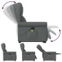 Sillón de masaje eléctrico reclinable elevable tela gris oscuro de , Sillones - Ref: Foro24-3303405, Precio: 346,67 €, Descue...