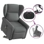 Sillón de masaje eléctrico reclinable elevable tela gris oscuro de , Sillones - Ref: Foro24-3303405, Precio: 346,67 €, Descue...