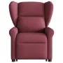 Sillón de masaje eléctrico reclinable elevable tela rojo tinto de , Sillones - Ref: Foro24-3303407, Precio: 343,42 €, Descuen...